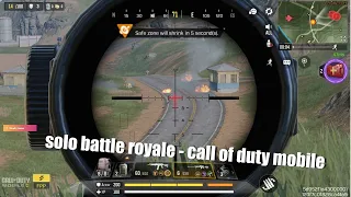 Call Of Duty Mobile   Solo Battle Royale