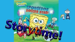 SpongeBob SquarePants  SPONGEBOB SOCCER STAR read along  Story Time  Bedtime Story Read Aloud Books