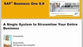 An Introduction to SAP Business One 8.8