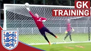 Triple shot stop & diving saves - Hart, Forster & Heaton (Euro 2016) | Inside Training