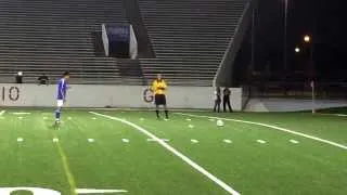 SRHS vs. Dobie soccer game Penalties 2/17/14