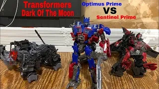 Transformers Stop Motion (DOTM): Optimus VS Sentinel VS Megatron