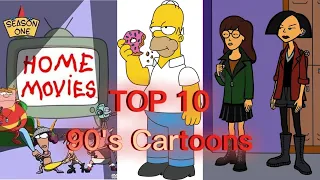 Top 10 Best Cartoons Of The 90s! ⭐