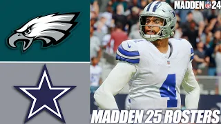 Eagles vs Cowboys l Eagles 2024 Schedule (Madden 25 Rosters) l PS5 Simulation