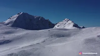 DJI Mavic 2 Pro in Winter Snow Pyrenees