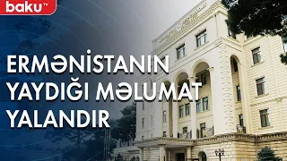 Müdafiə Nazirliyindən AÇIQLAMA - Baku TV