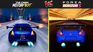The Crew Motorfest vs Forza Horizon 5 - Direct Comparison / Sound of Cars / Ultra Graphics 4K 60FPS