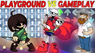 FNF Character Test | Gameplay VS Playground | Chara | Papyrus | Plants vs Zombies | FNF Mods