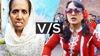 Funny Punjabi Comedy Fight Scene ● Upasana Singh ● Lokdhun ●  New Punjabi Movies