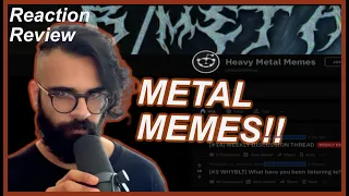 Metalhead Reacts To Memes  | METAL MEME REVIEW |
