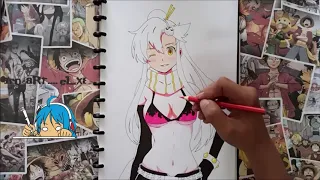 Drawing Yoko Littner Anime Gurren Lagann