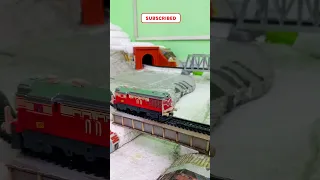 Centy toy train videos । Model diesel locomotive engine । Model railroad under construction #shorts