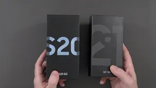 Samsung Galaxy S21 Unboxing and Sample Video