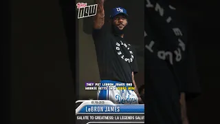 Lebron James has a baseball card now..