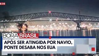 Ponte desaba e deixa desaparecidos nos Estados Unidos I Bora Brasil