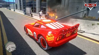 Crazy Lightning McQueen Car Crashes Ep.21 - GTA 4