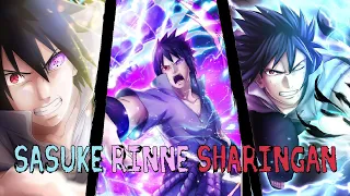 All 3 versions of Sasuke Rinne Sharingan Shadow Solo Attack Mission 【NxB NV】