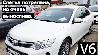 Обычное состояние Toyota Camry XV55 3,5L с двигателем V6. Один владелец - Юрлицо. Автоподбор.