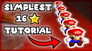 The Simplest Beginner 16 Star Tutorial (SM64)