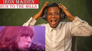 Vocal reacts Iron Maiden - Run To The Hills (Official Video)