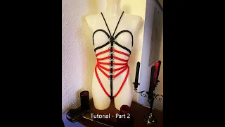 Rope lingerie -Tutorial Part 2 -Shibari Art - How to