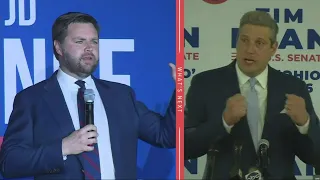 Ohio U.S. Senate candidates Tim Ryan, JD Vance participate in town hall one week before election