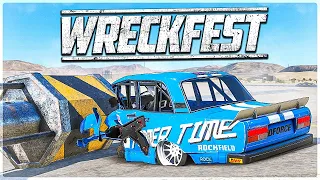 Уничтожаю Дрифтовую Шестёрку на Новой Карте для Разрушений Wrecking Madness! - Wreckfest Обновление