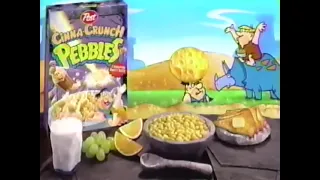 Cinna Crunch Pebbles Cereal (2000) Television Commercial - Flintstones