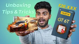 Realme GT 6T Unboxing, Tips & Tricks in Tamil - Under ₹30,000 Best Gaming Smartphone?