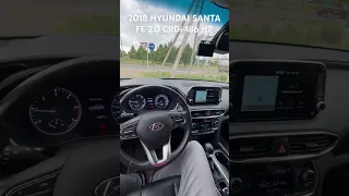 2018 HYUNDAI SANTA FE 2.0 CRDi 186 HP запуск двигателя.