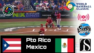 PUERTO RICO 4 - 5 MEXICO - ( POST-PARTIDO)    -   USA - VENEZUELA  MAÑANA CUARTOS DE FINAL