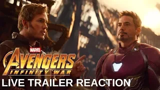 LIVE! - Avengers: Infinity War - Official Trailer | Reaction & Review