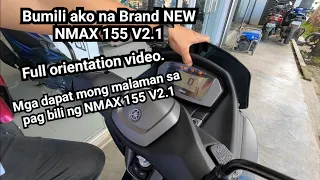 Bumili ako ng NMAX 155 V2.1 MATTE DARK GRAY BLACK. 😍 Full orientation para alam mo na kung bibili ka