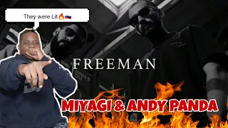 THEY ARE THE BEST IN RUSSIA 🇷🇺‼| MIYAGI & ANDY PANDA - FREEMAN | AFRICAN REACTION 🇿🇦