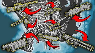 GTA 5 - All Secret and Rare Weapon Locations (Rail Gun, Sniper Rifle & more)