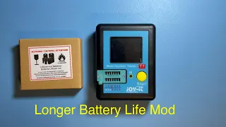 Joy it tester T7 - Longer Battery Life Mod!