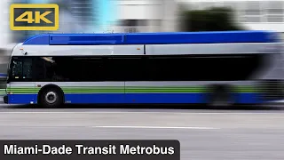 Miami-Dade Transit Metrobus 119 Aventura Mall to Sunny Isles Beach, New Flyer XN40, 4K Bus Ride