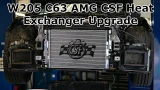 W205 C63 AMG (4.0T) All-Aluminum Heat Exchanger (Charge Cooler Water Radiator)