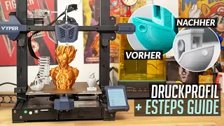 Anycubic VYPER - 3D Drucker Profil & Einstell-Guide! (Cura 5.0.0)