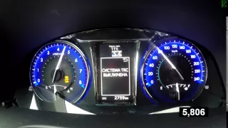 Toyota Camry 2.5 Exclusive - Acceleration 0-100 km/h (Racelogic)