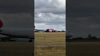 Airbus A320 Lauda Air Landing At London Stansted #shorts