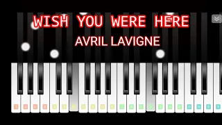 AVRIL LAVIGNE - WISH YOU WERE HERE ( INSTRUMENTAL)  PIANO BY PUAD NIZAR