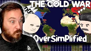 CHILL OUUUUUT!! - The Cold War - OverSimplified (Part 1) [Reaction]