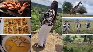 Our first Easter in Kenya 🇰🇪/Cooking Samoosa , chicken wings and meat pies / Nairobi Game Park