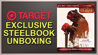 Hellboy (2019) Target Exclusive Double-Sided Blu-ray SteelBook Unboxing