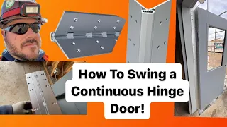 How to Swing a Concealed Continuous Hinge Door