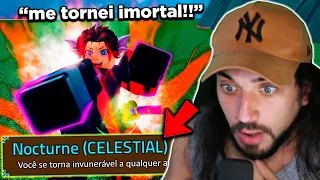 NÃO ACREDITO!! GIREI a NOVA PASSIVA CELESTIAL e ME TORNEI IMORTAL no KING LEGACY!!