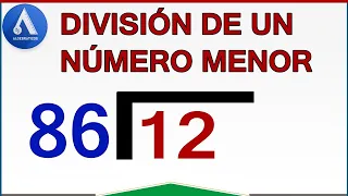 DIVIDIR un NÚMERO MENOR (Ejercicio)