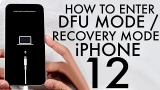How To Put iPhone 12 / 12 Pro / 12 Mini & 12 Pro Max On Recovery Mode / DFU Mode!