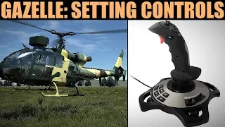 Sa-342 Gazelle: Setting Joystick HOTAS Controls Tutorial | DCS WORLD